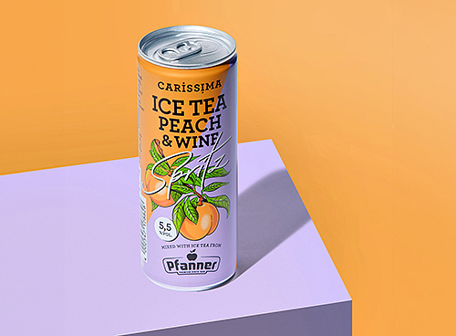 Ice Tea Peach Produktfotografie